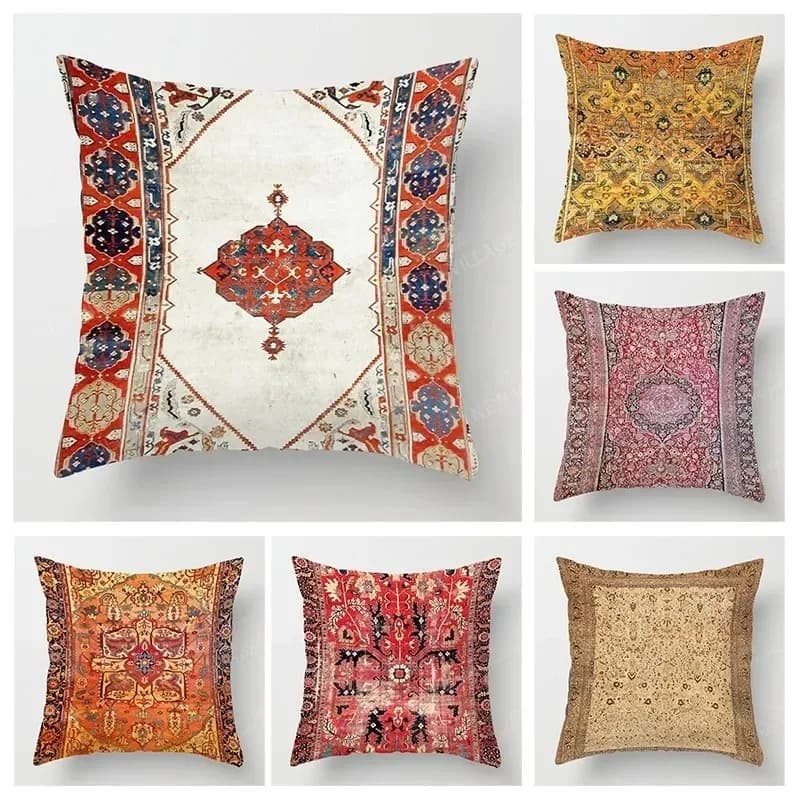 Home Decor Exotic Patterned Decorative Cushion Covers Pattern Cushion Cover Suitable for Sofa Bedroom Car Pillow Cover