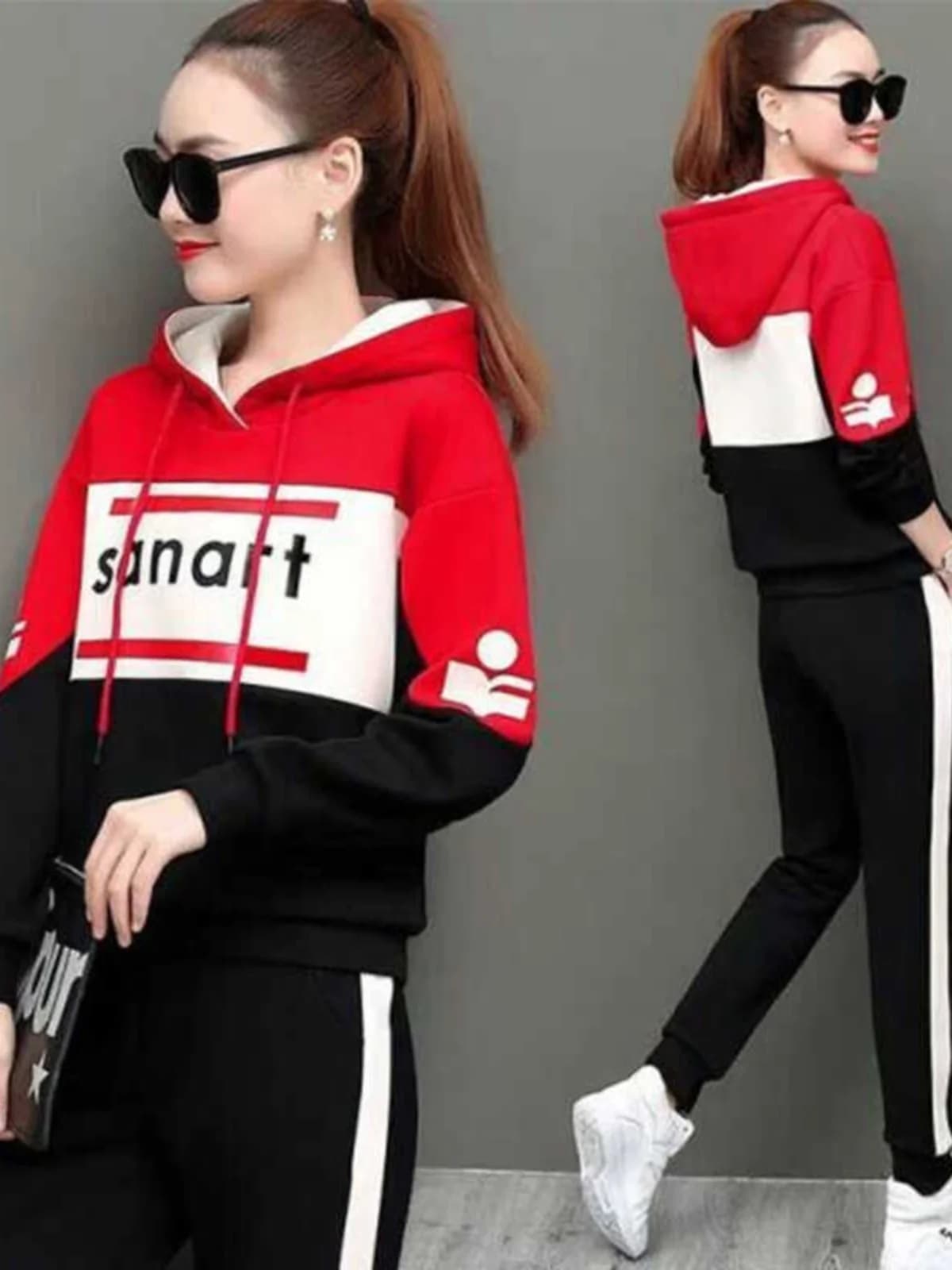 Casual Sportswear Set Women's 2026 New Spring Autumn Korean Fashion Hoodie Student Sweatshirt Two Piece Set Female Long Sleeve
