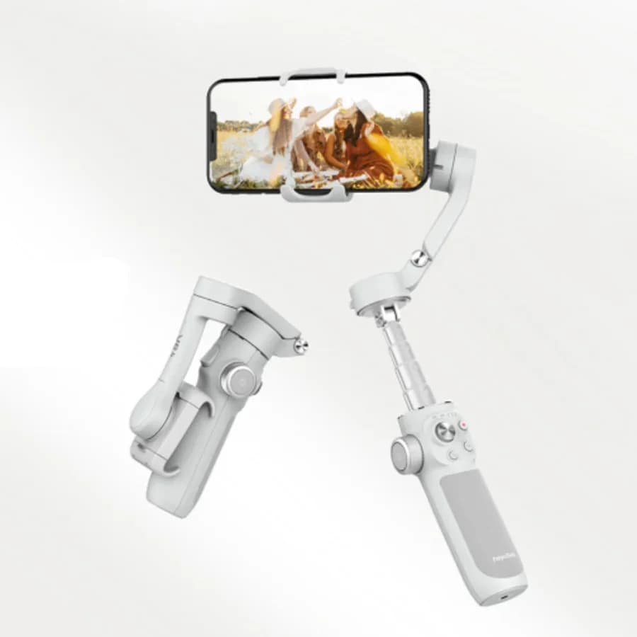 Stabilizzatore per smartphone FeiyuTech Vimble VB4 con selfie stick integrato, tracciamento del volto, gimbal a 3 assi per iPhone/Samsung