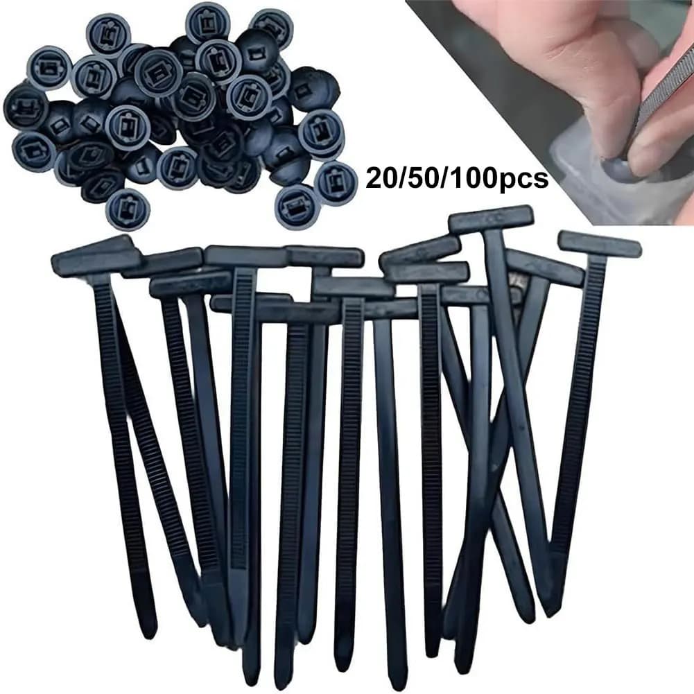 Fascette Universali in Nylon Multiuso, Autobloccanti, Resistenti, per Riparazioni Auto, Strumento per Fascette, Clip di Fissaggio