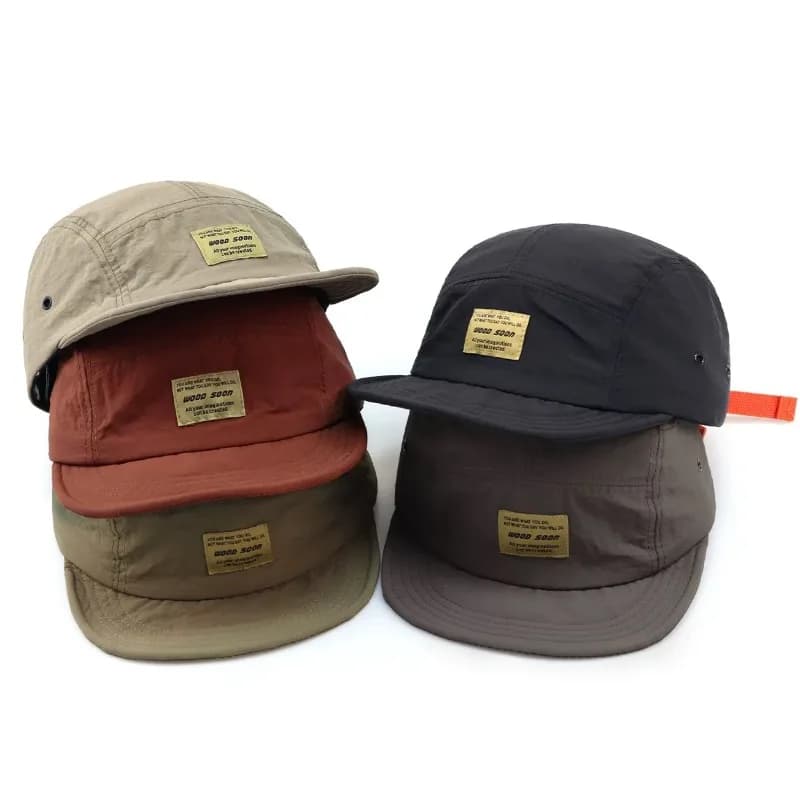 Japanese 5 Panels Quick Drying Short Tent baseball cap Women's Face Small Soft Top Women's hip-hop stretch hat soft