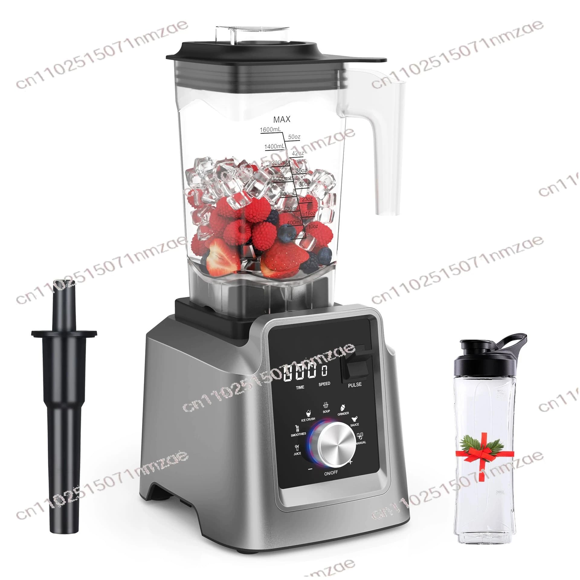 Frullatore Intelligente con Timer Automatico, Robot da Cucina Multifunzione, Tritatutto e Mixer Professionale
