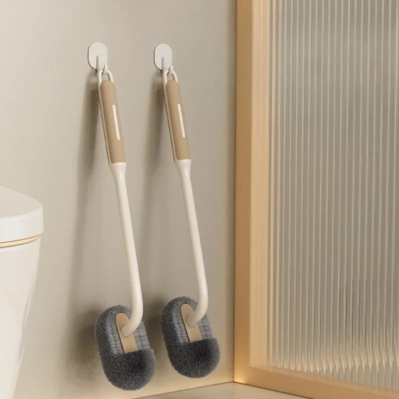 Light Luxury Toilet Brush No Dead Ends Household Wall Washable Toilet Toilet Cleaning God Long Handle Toilet Cleaning Brush