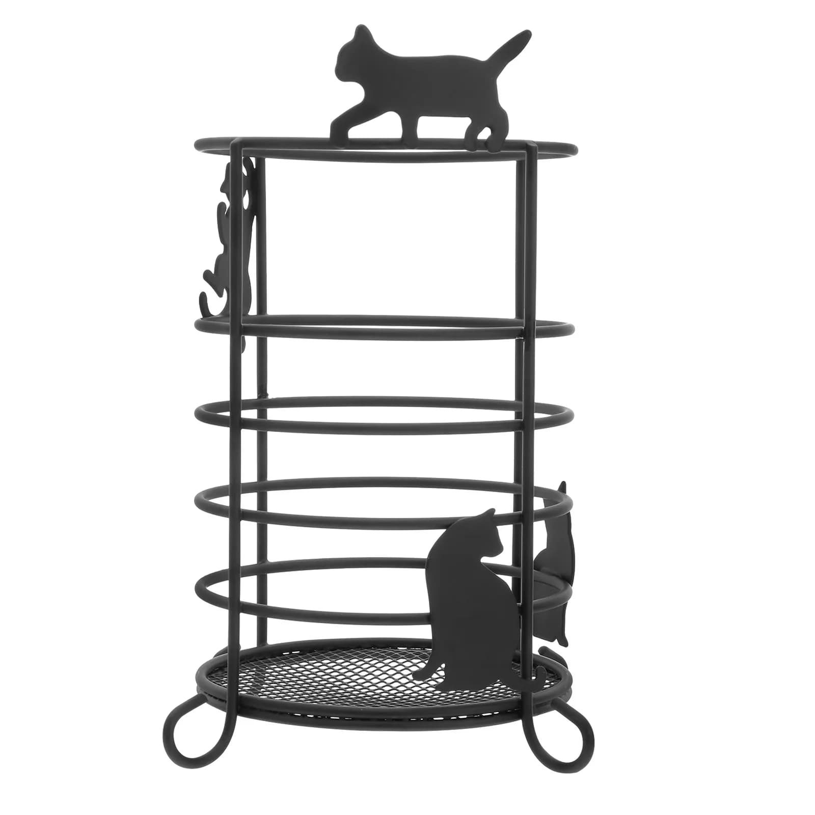 Porta Bacchette a Forma di Gatto in Ferro, Organizzatore per Penne e Utensili da Cucina, Scrivania, Casa, Ristorante, Dormitorio, Campeggio