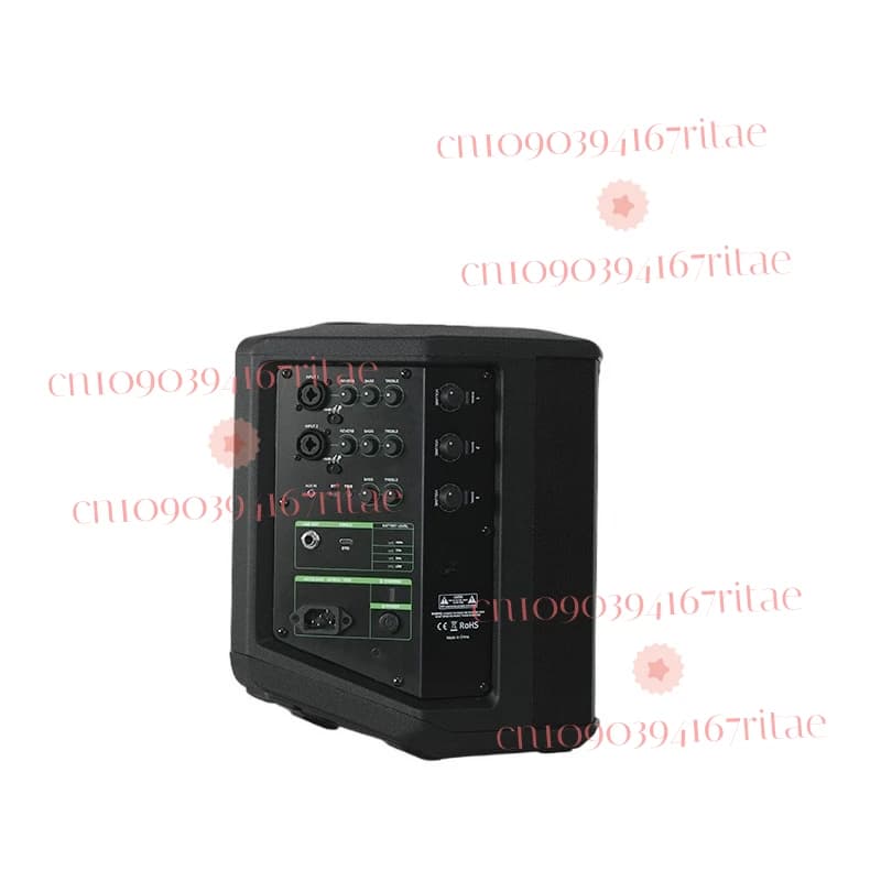 Bluetooth Speaker Portable for Streaming Live and Open Song - Multifunction Rechargeable PA System Compatible with Guitar