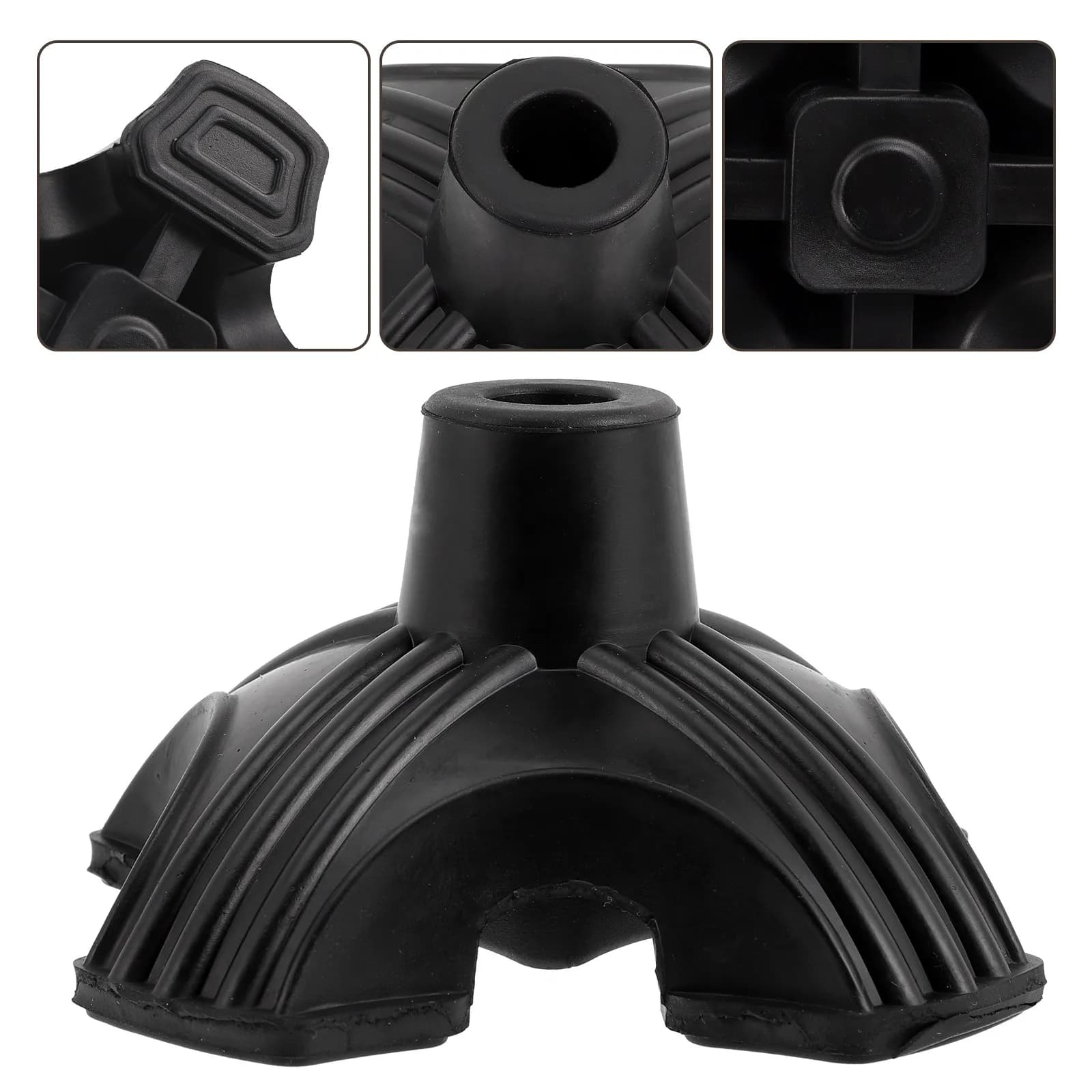 Walking Stick Accessories Trekking Pole Tips Cane Foot Pad Rubber for Bottom Poles Pads