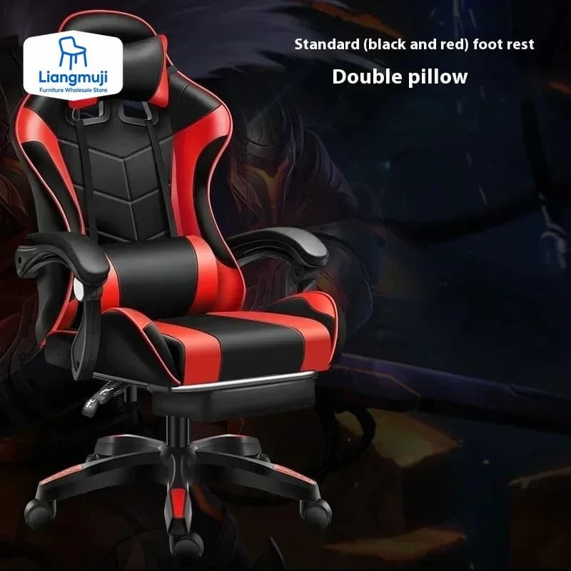 Sedia da Gaming Ergonomica, Sedia da Ufficio Reclinabile in Rete, Comoda Sedia Girevole per Casa e Ufficio