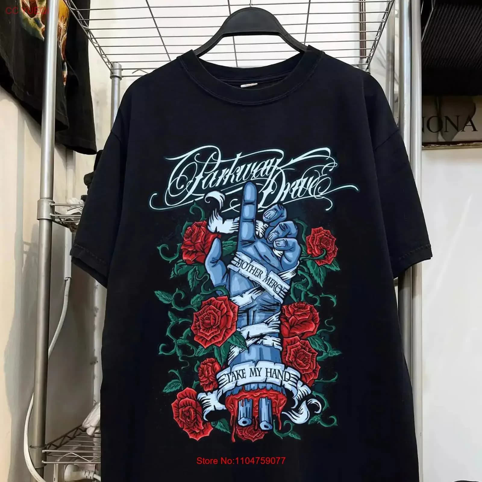 Parkway Drive band Take My Hand Mother Mercy Full Size S 5XL ET1187 vintage washed elegant streetwear men's stretch