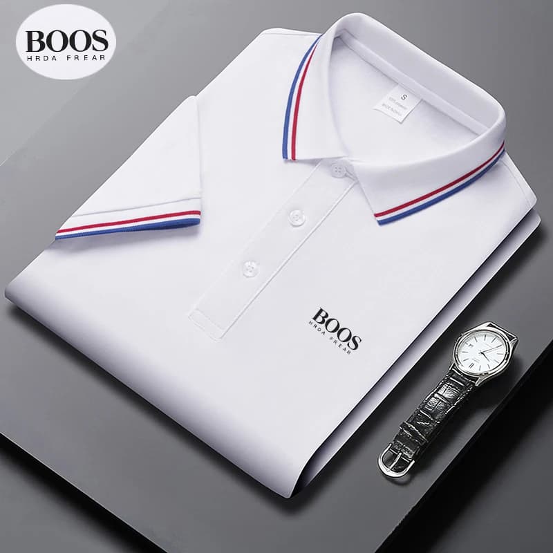 High Quality Men's Polo Short Sleeves Breathable Embroidered New Summer, Versatile Casual and Fashion Top