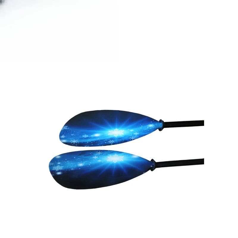 pagaia blu, pagaia per kayak a doppia testa Oggetti pratici da utilizzare sull'acqua