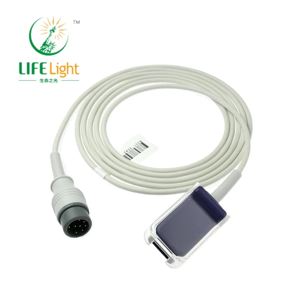 Compatible with the min*dr*ay T5/T8 pulse oxymeter monitor, Spo2 sensor extension adapter cable