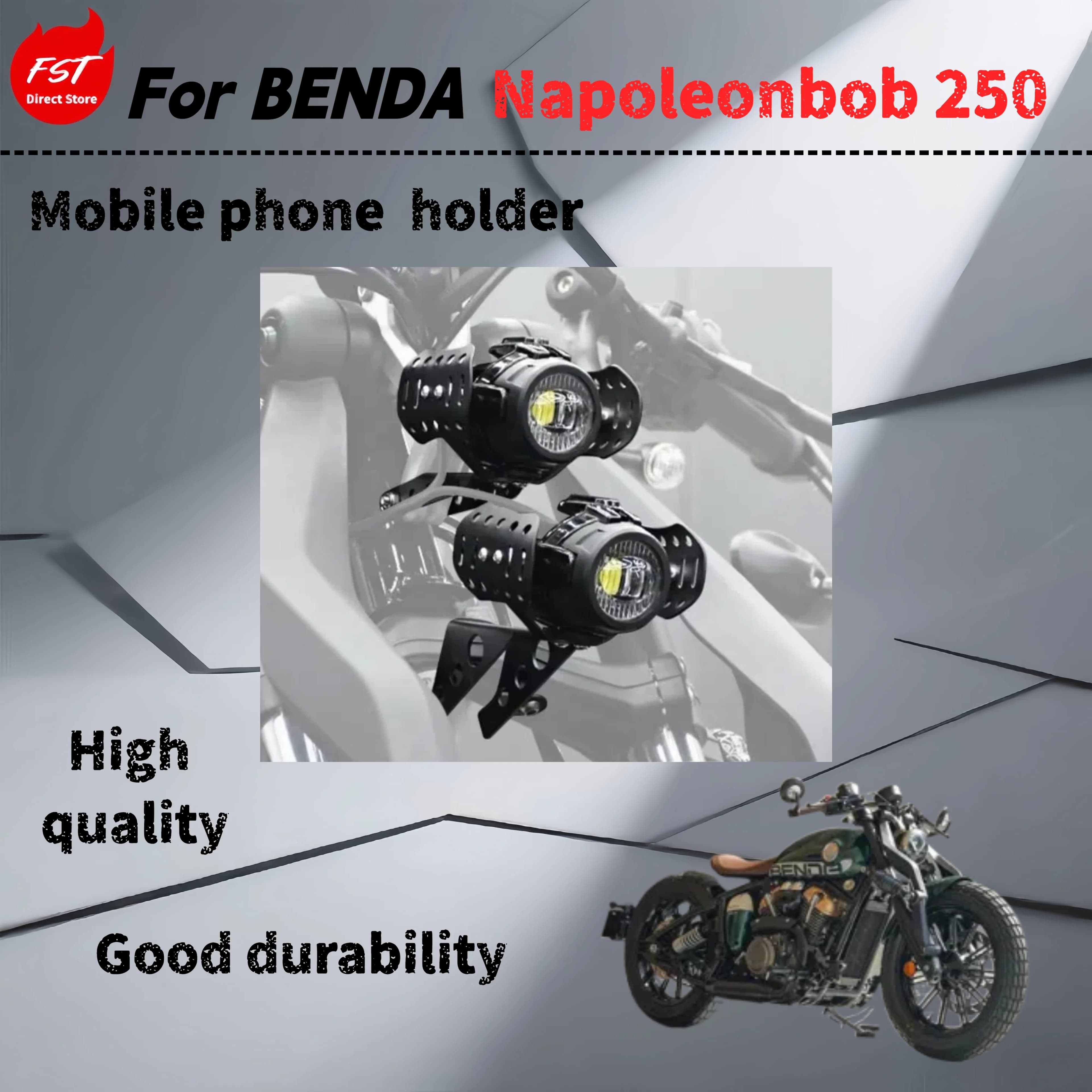 Per Benda Napoleonbob 250 retrofit gruppo faro binoculare lente led accessori per fari super luminosi a luce alta e bassa