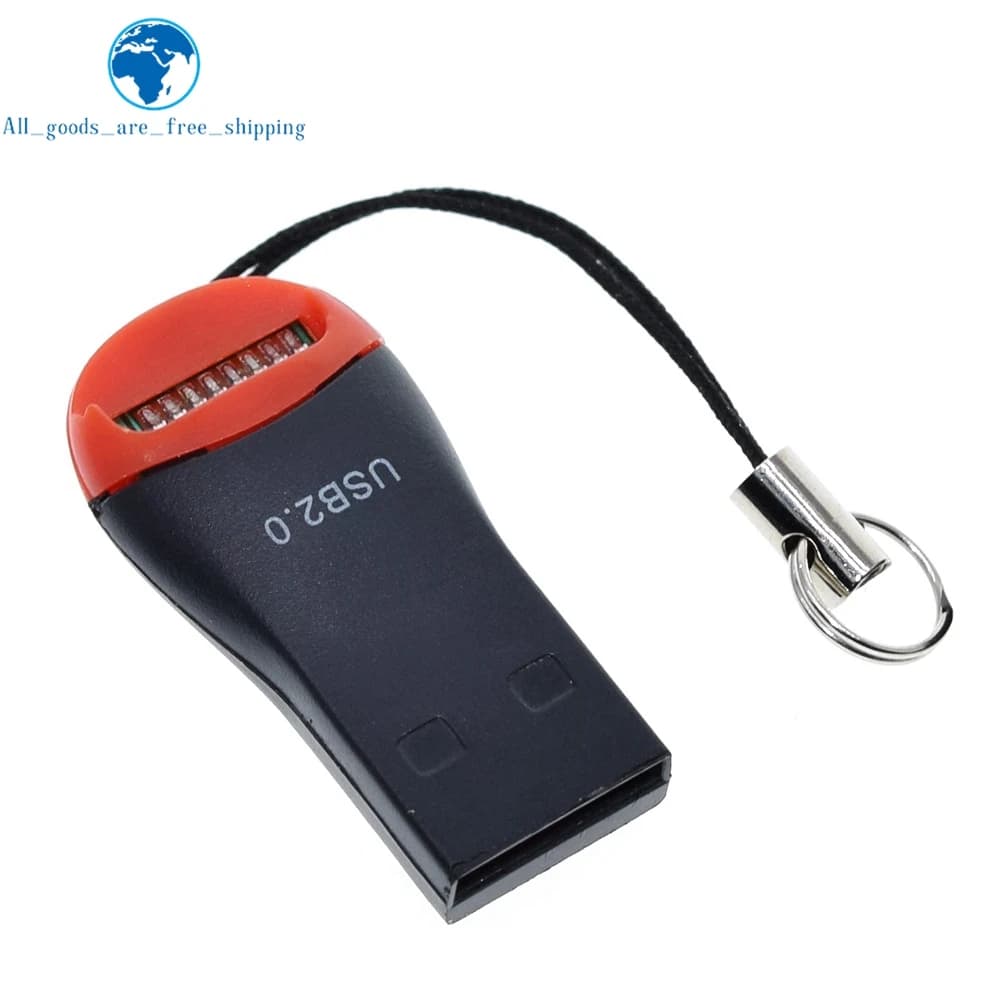 Mini adattatore per lettore di schede di memoria flash USB 2.0 Micro SD SDHC TF da 1/3 pezzi per laptop