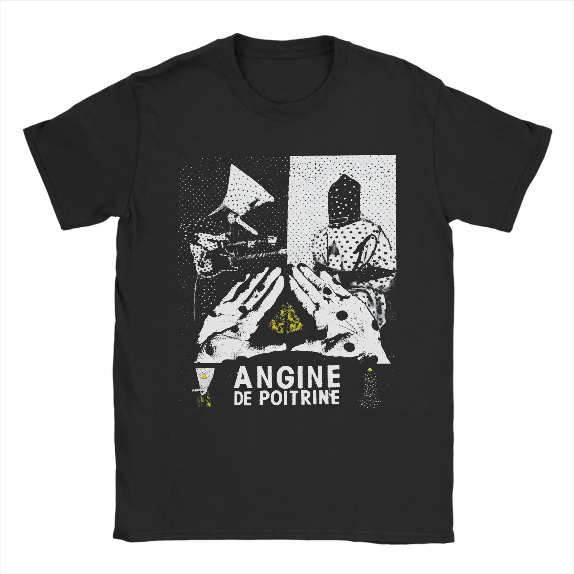 Angine De Poitrine Rock Band T Shirt Beach Vintage T-Shirts Cotton Leisure Tshirt For Adult Custom DIY Clothes