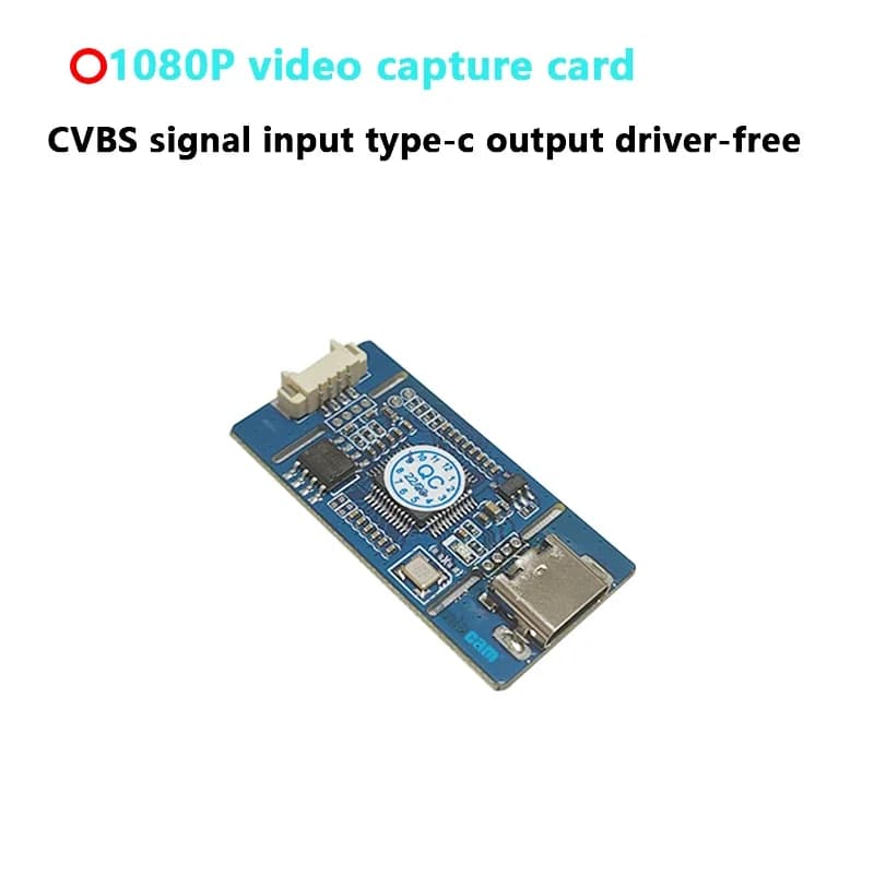 Scheda di acquisizione Video 1080P CVBS a acquisizione USB AV/CVBS/S-VIDEO segnale a scheda di uscita USB digitale/scheda di uscita TYPE-C senza Driver