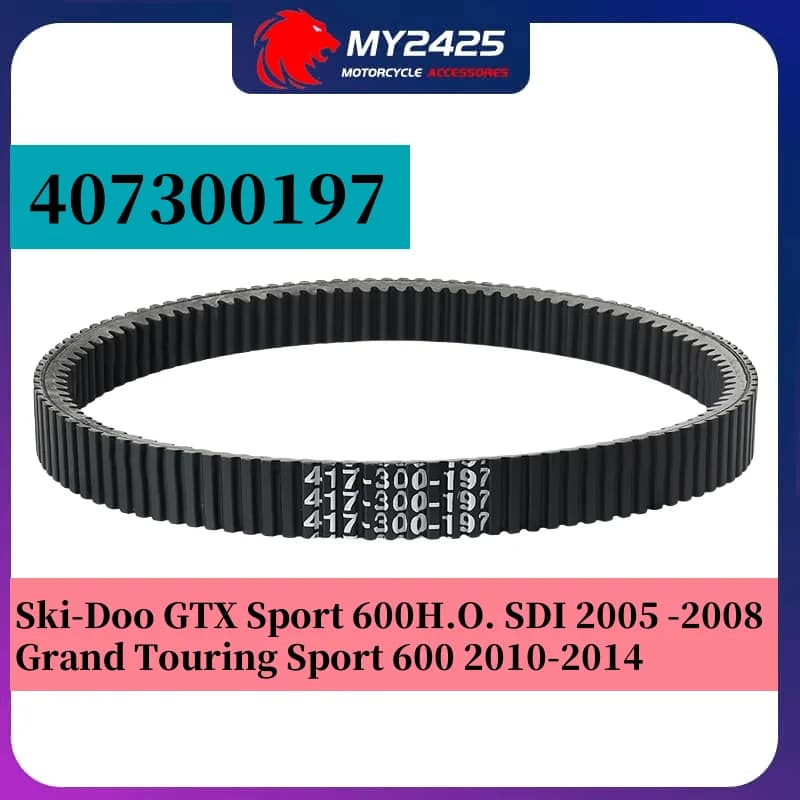 Cinturino moto CINGHIA DI TRASFERA CINGHIA DI TRASFERIMENTO CINGHIA DI EMBRAGGIO PER Ski-Doo MXZ 380 Ventola 440 Ventola 500 Ventola 550 Ventola X 583 600 417300197 V-BELT