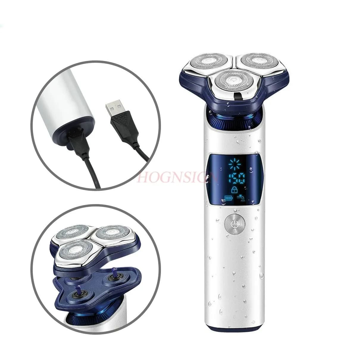 Electric Shaving Satin Trimmer For Men Smart Shaving Trimmer For Dry And Wet Shaving Electric Shaving Satin Remover Rechargeable Trimmer