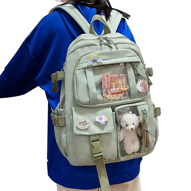 Zaino da donna borsa da scuola impermeabile per adolescente ragazza studente Bookbag zaino per Laptop zaino da viaggio femminile carino