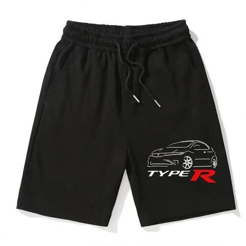 Honda shorts for Men and Women, Civic model, Moto, Auto, Cycling and Sport, Five-point pants