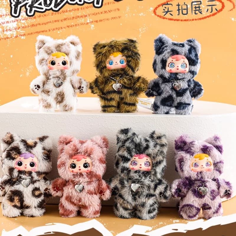 2025 Nuovo Samuel Il momento fantastico dei gatti Serie Scatola cieca in peluche Simpatico portachiavi in peluche Decorazione Borsa per bambole Ciondolo Giocattolo divertente Regali