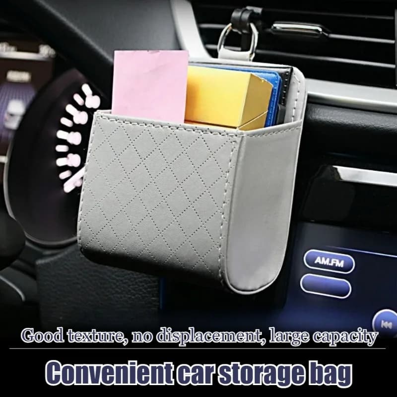 Car and Phone Holder Bag: Multifunctional Car Organizer, Car Hanger Bag and Vehicle Storage Box