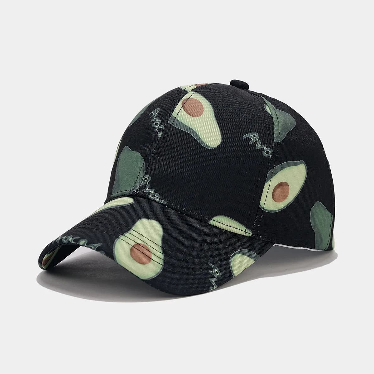 Baseball cap for men Avocado curvo Bill Fitted Hat Summer Sun Protection accessory for Beach Golf climbing swimming
