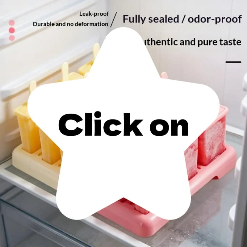 9 Grid Ice Cream Mold Popsicle Mold Tray DIY Machine Homemade Summer With Stick Kitchen Supplies