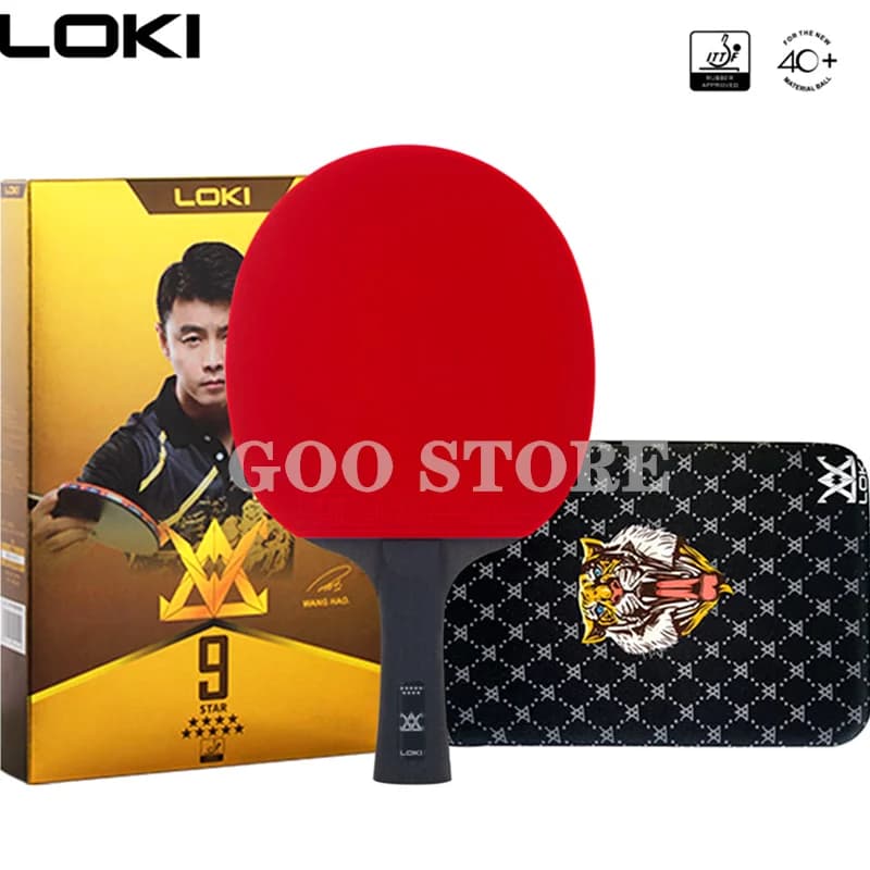 LOKI E9 Star 7 star 6star 5star 4 star 3 star 2 stelle Racchetta da ping pong Lama Ping Pong Bat Competizione Ping Pong Paddle