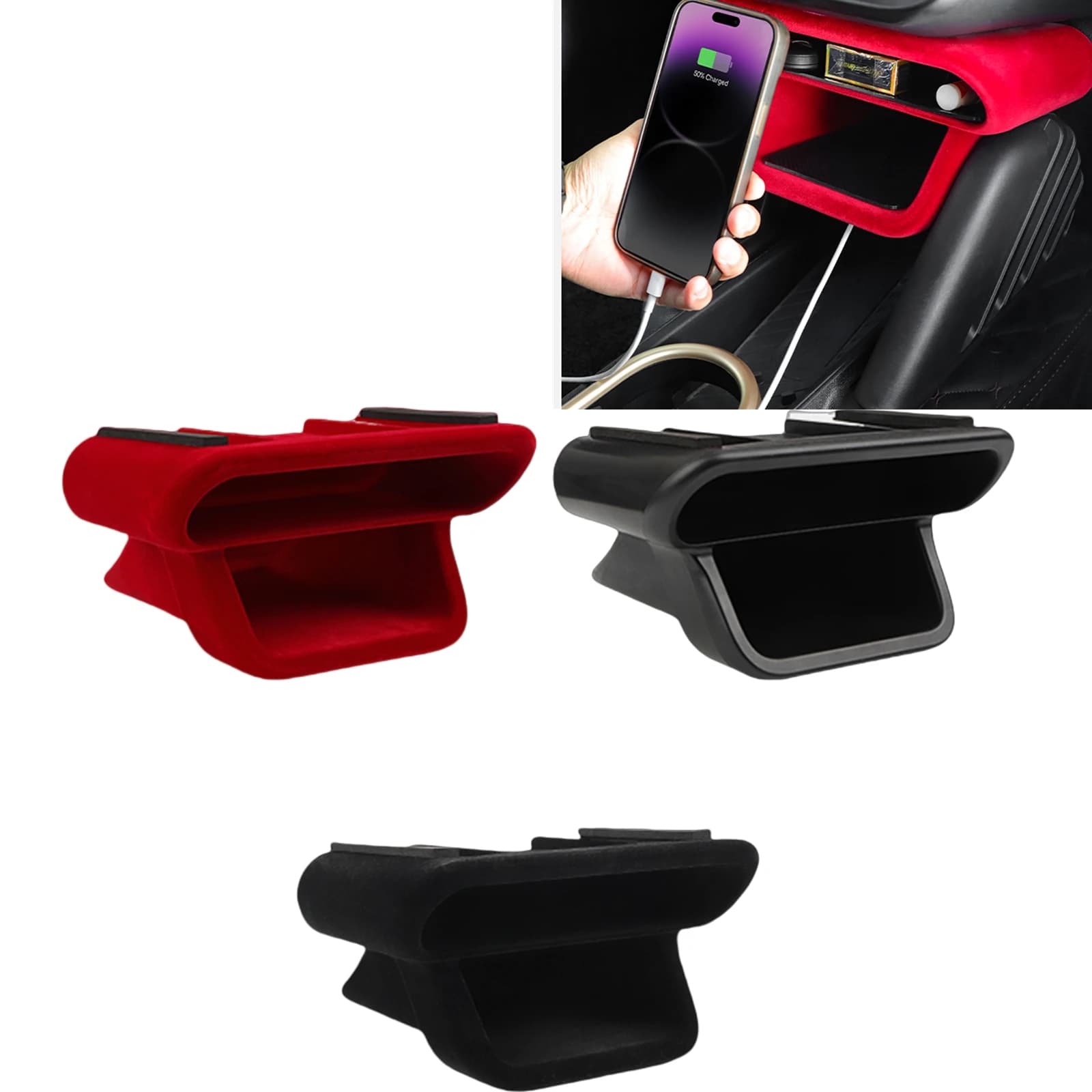 1 x Auto Interno Scatola di Immagazzinaggio di Controllo Centrale Contenitore Vassoio Organizzatore Per Mini Cooper J01 J05 ACEMAN 2024-2025