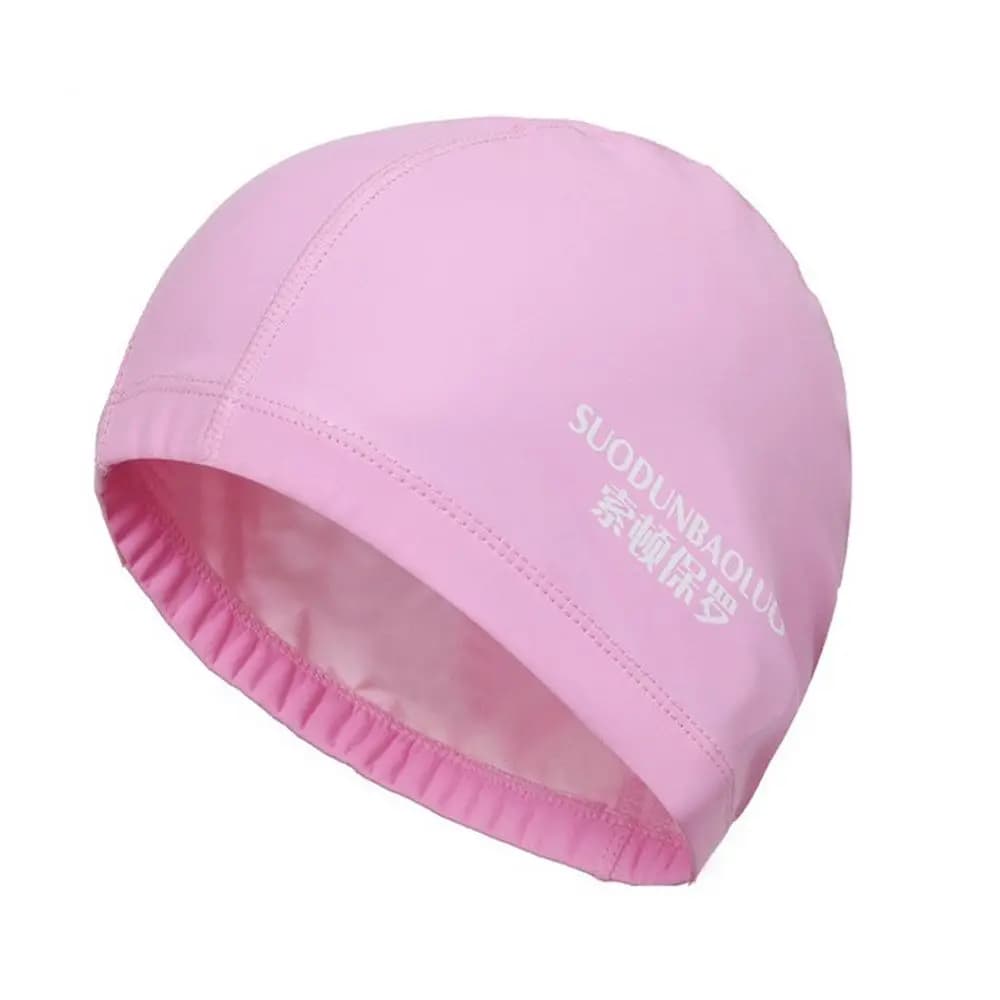 Accessories Sportswear Non-Slip PU Fabric Protect Ears Waterproof Elastic Swimming Caps Swim Cap Swimming Caps Swim Pool Hat