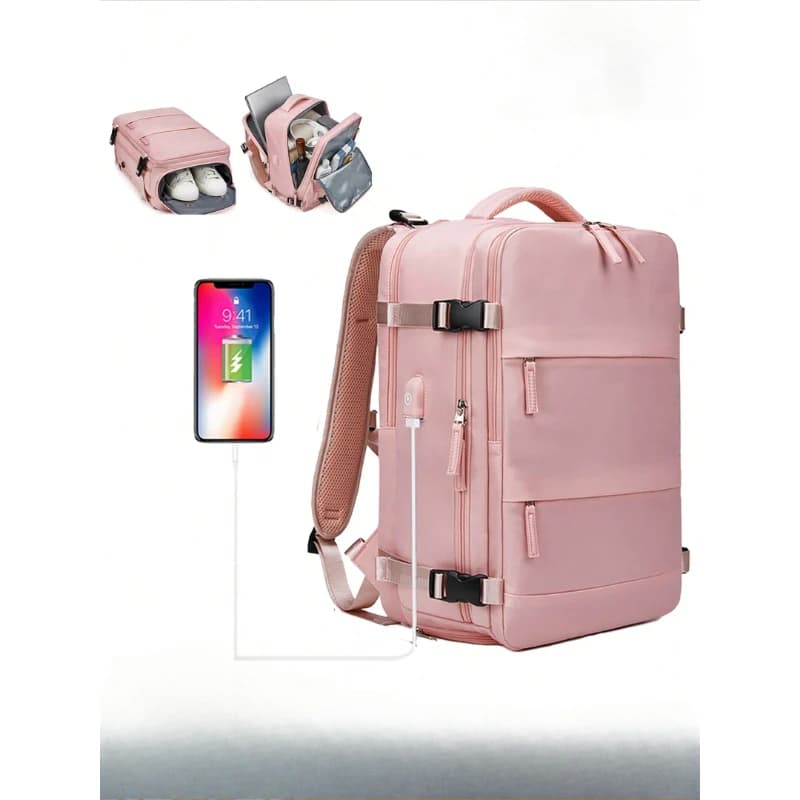 Travel Backpack Carry On Anti Theft for 16 Inch Laptop Business Shoe Compartment Dry Wet Pocket USB