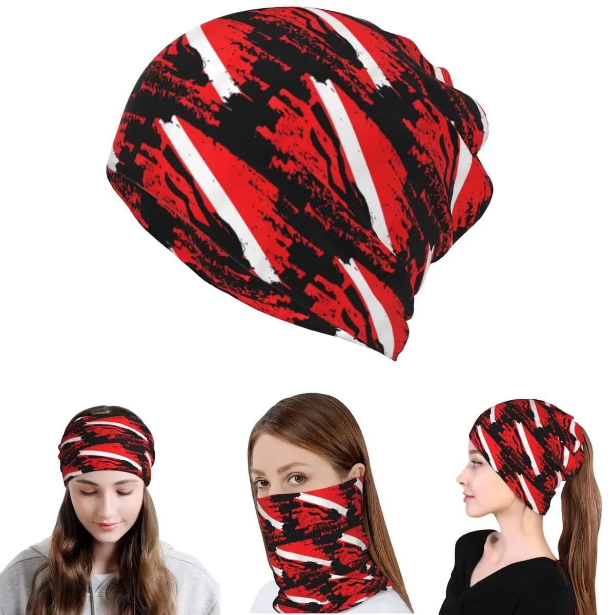 Bandana da Sub Multifunzione: Sciarpa, Maschera, Copricollo, Cappello Invernale Unisex per Ciclismo e Immersioni Subacquee