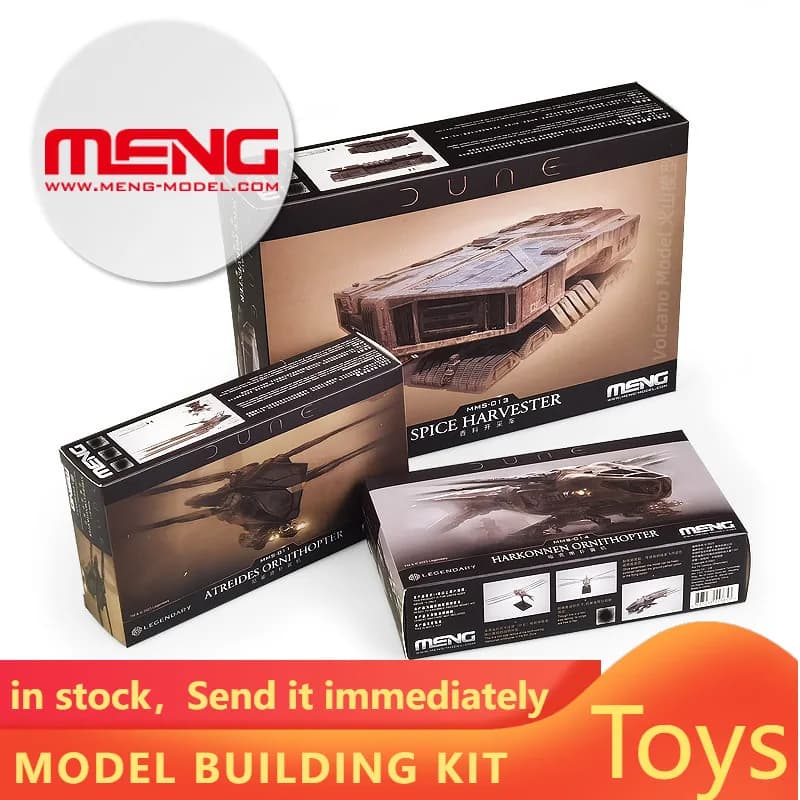 MENG Dune Periferico del film, Etrudy/Hackernan Ornithopter, Separazione dei colori senza colla, Kit modello in scala, Collezione regalo fai da te