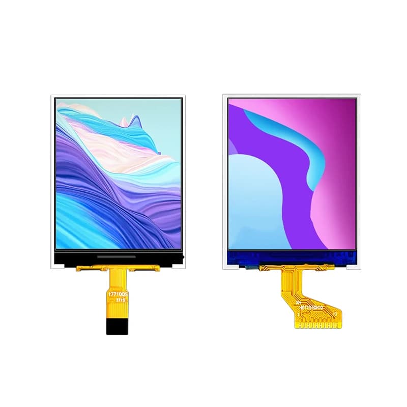 Schermo LCD TFT da 1,77 pollici/1,8 pollici Porta seriale Collegamento/Saldatura 10Pin Risoluzione 128*160 Walkie-Talkie Mp4 Driver ST7735 digitale