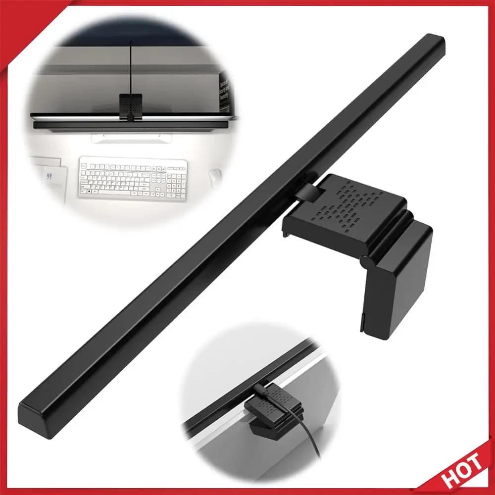 Luminous LED Bar for Dimmable Monitor, USB Table Lamp for Desk/Office/House/Gaming