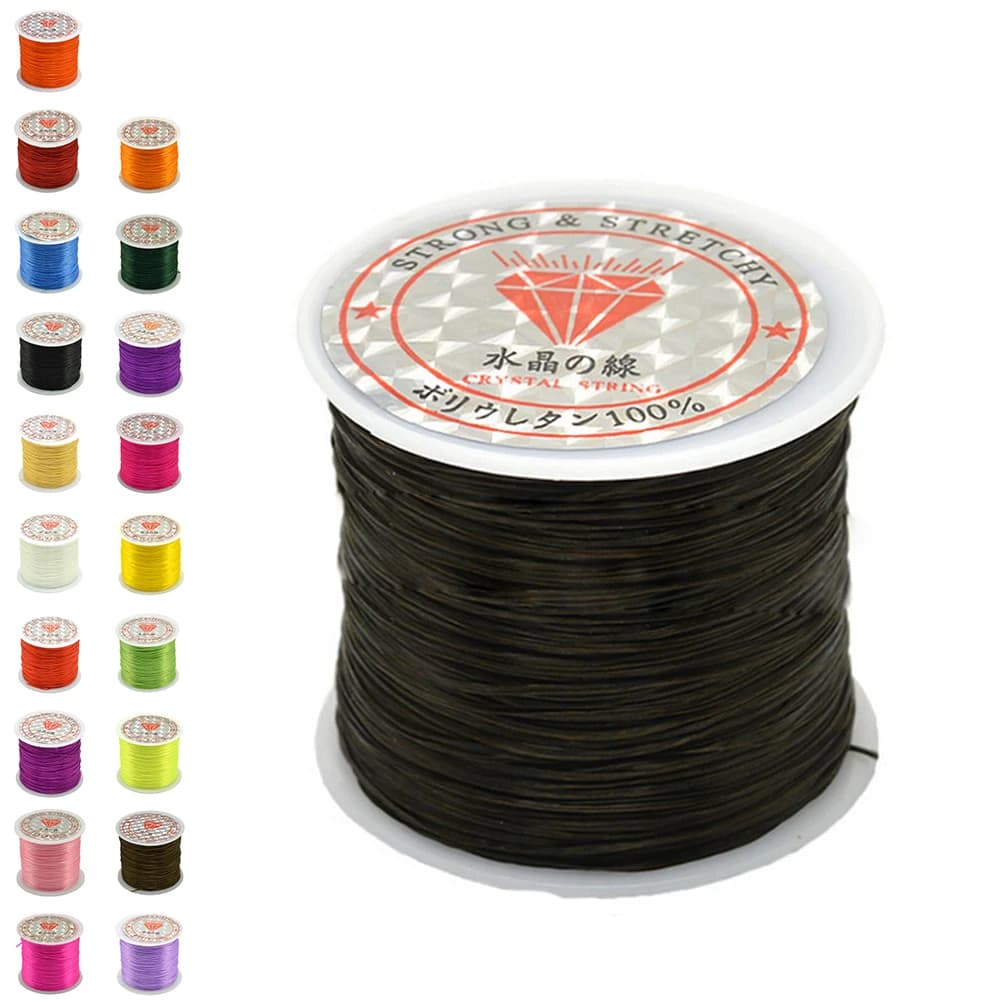 50 m durable elastic cord, steel rope, bracelet, necklace, 0.5 mm beads thread