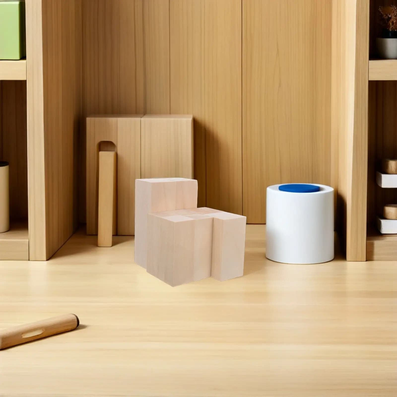 2 Pezzi Blocchi di Legno di Tiglio Grezzo 3x3x3 per Intaglio, Lavorazione Artigianale e Progetti Fai-da-te, per Principianti ed Esperti