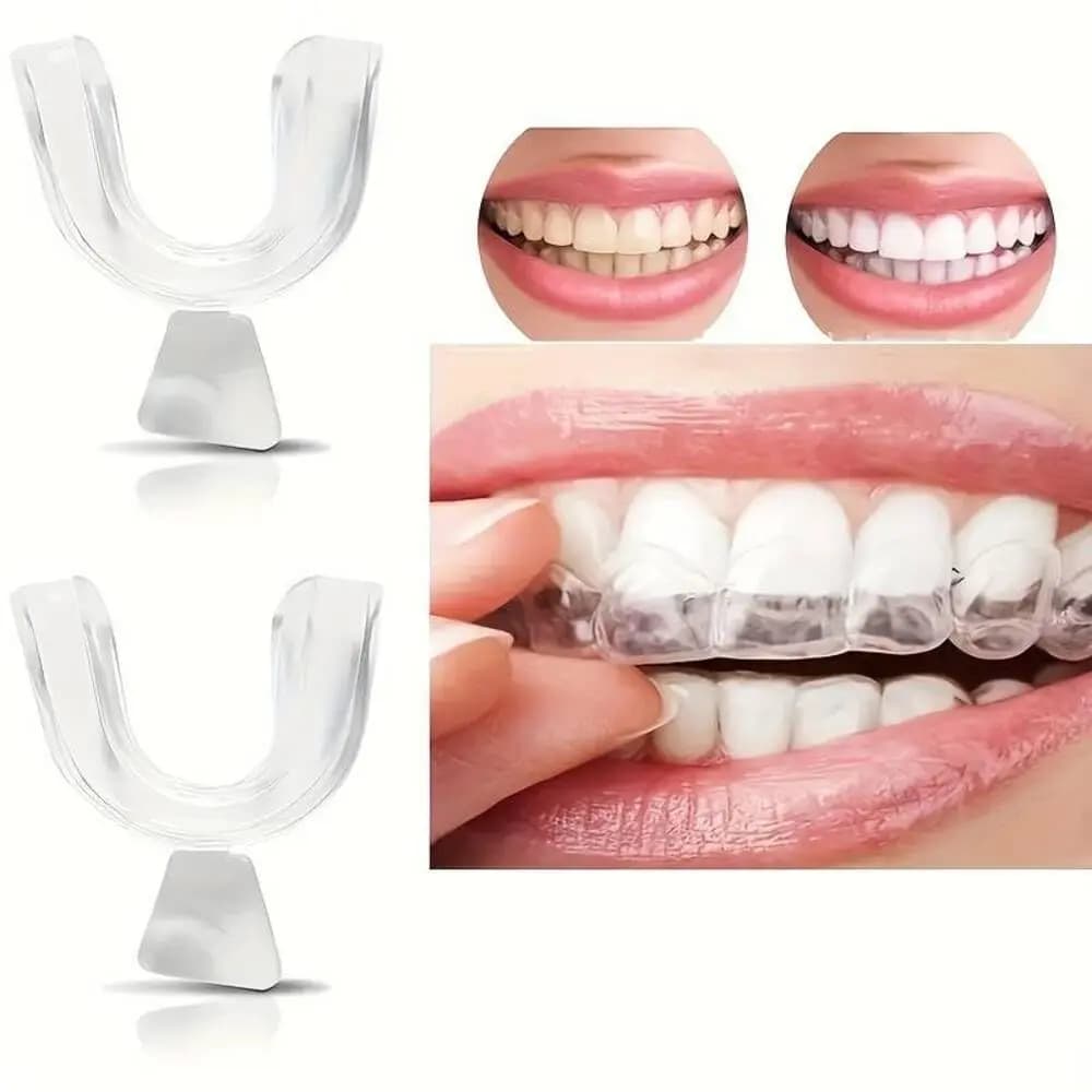 2/4/6 pcs Dental Tooth Tray Bocca Guard Whitening Bretelle Hygiene Oral Care Preventing the Straightness of Night teeth Whitening of teeth tools