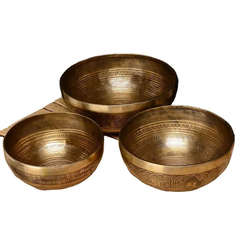 Handmade Yoga Meditation Spiritual Healing Sound Nipel Cooper Ode Singing Bowl