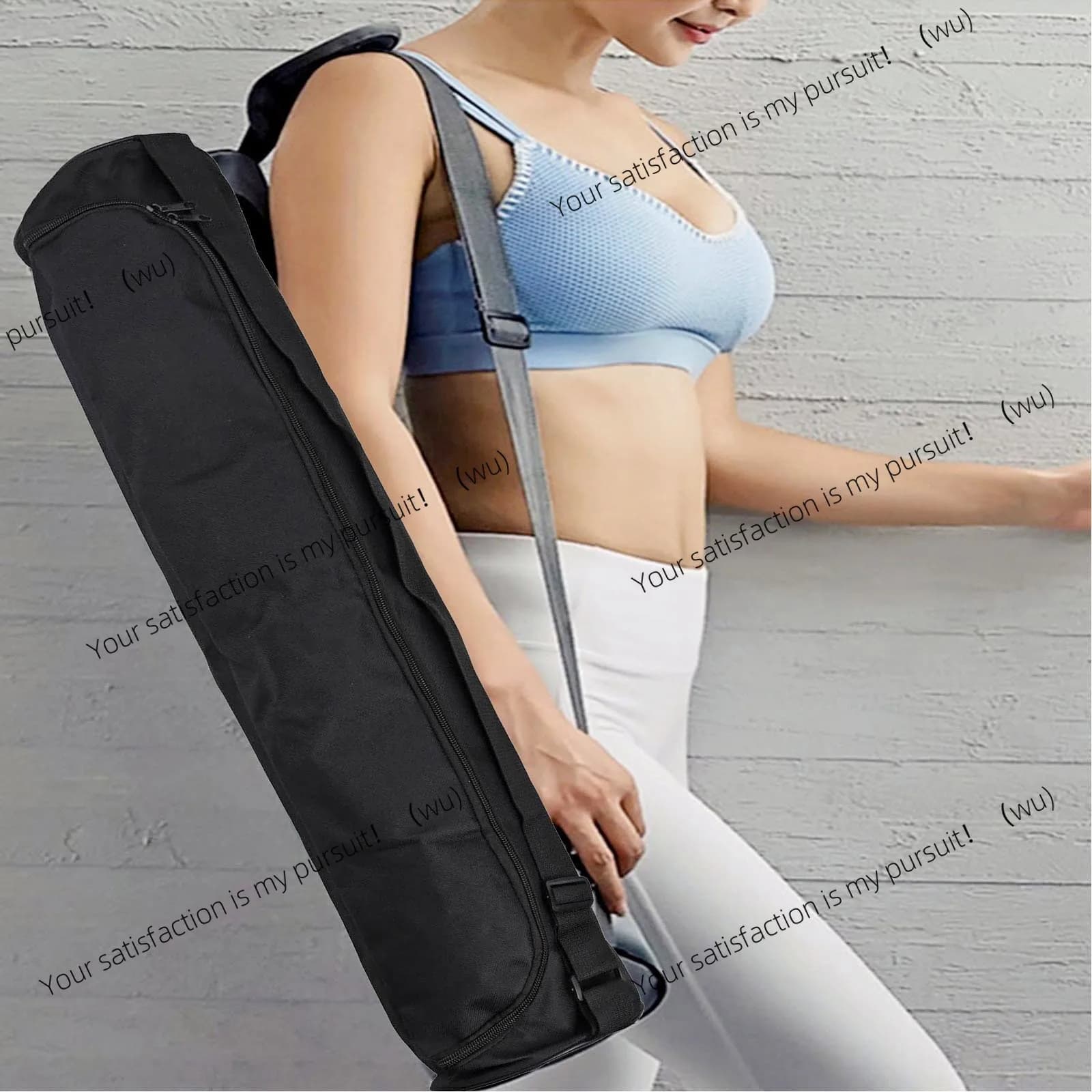 Complete sports set - waterproof yoga mat transport bag with zipper, breathable sports bag to store items
