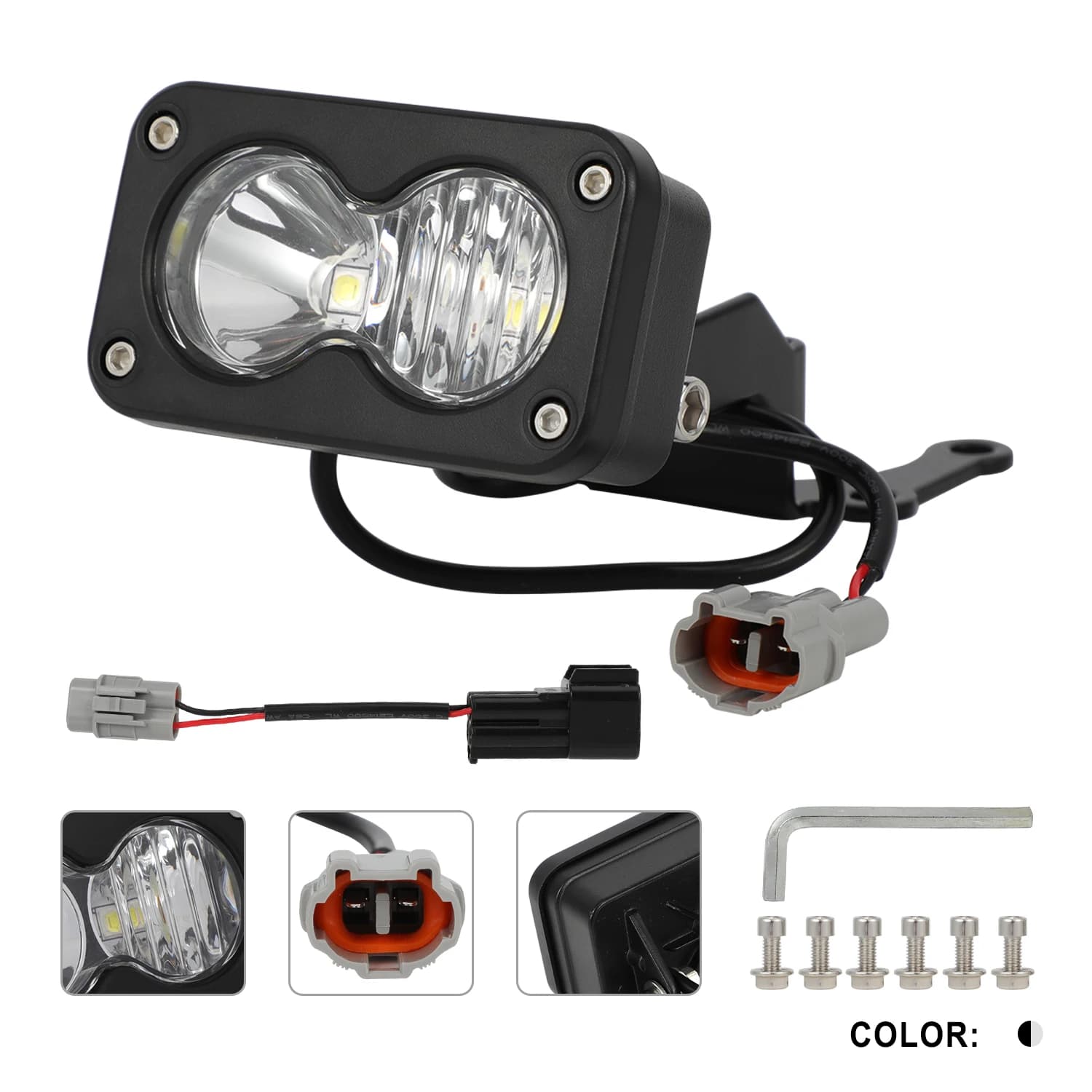 Faro Anteriore Impermeabile per Moto, Lampada di Guida per SUR RON LIGHT BEE S/X, per Talaria Sting MX3 MX4 MX5, Ricambi per Moto Elettriche da Fuoristrada