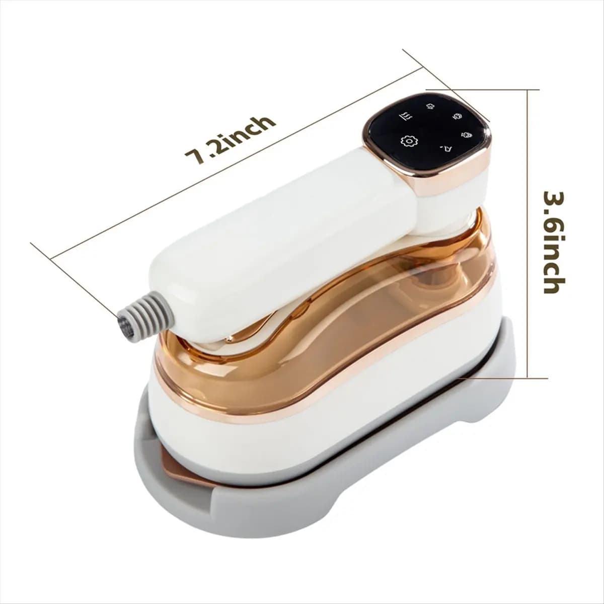 ABGU Travel Steamer for Clothes Portable Mini Ironing Machine Handheld Mini Steamer Garment Steamer for Home EU PLUG,B