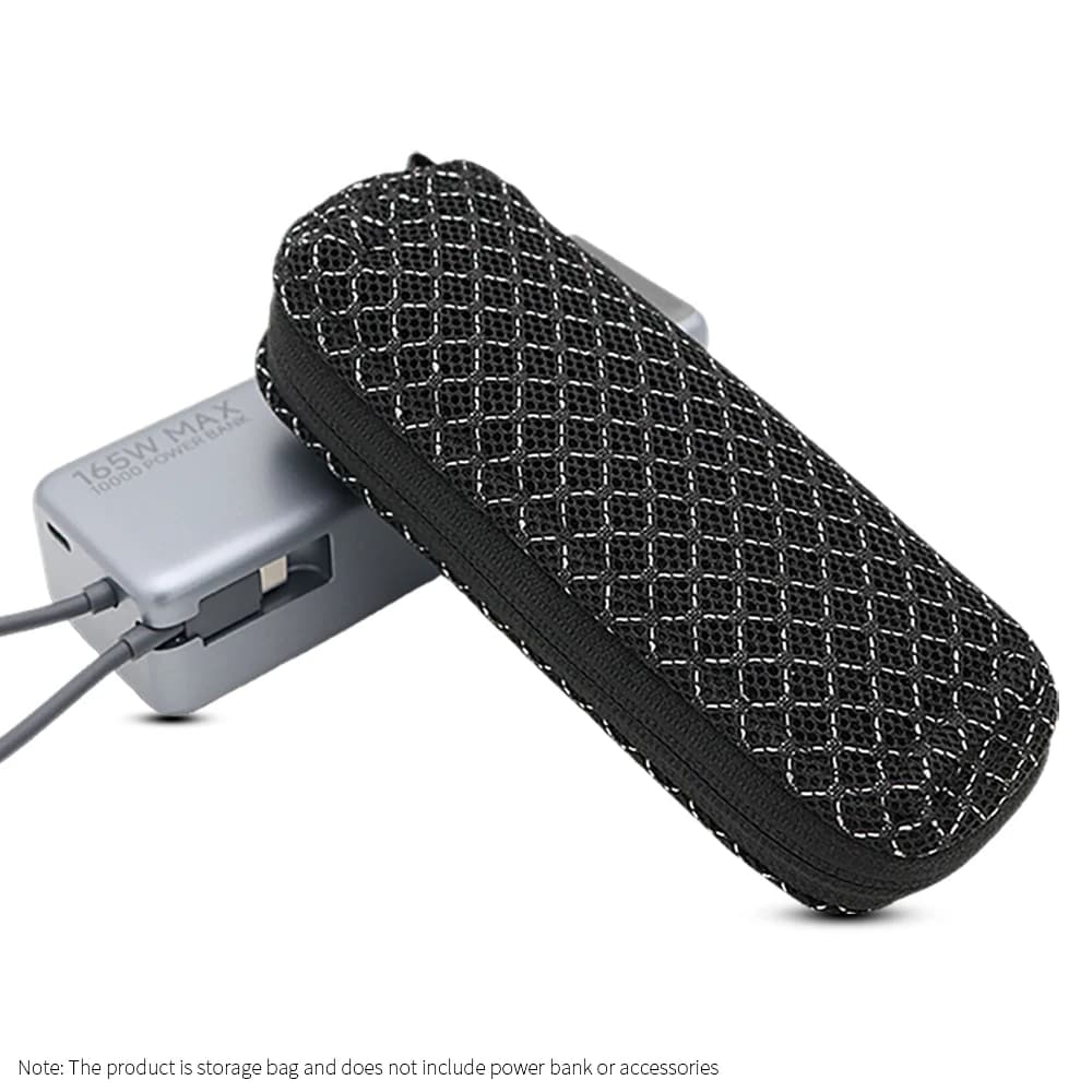 Portable Power Source Bag for XIAOMI PB1165MI 165W MAX 10000 Power Bank Breathable Bag 10000mAh Travel Carrying Ventilate Case
