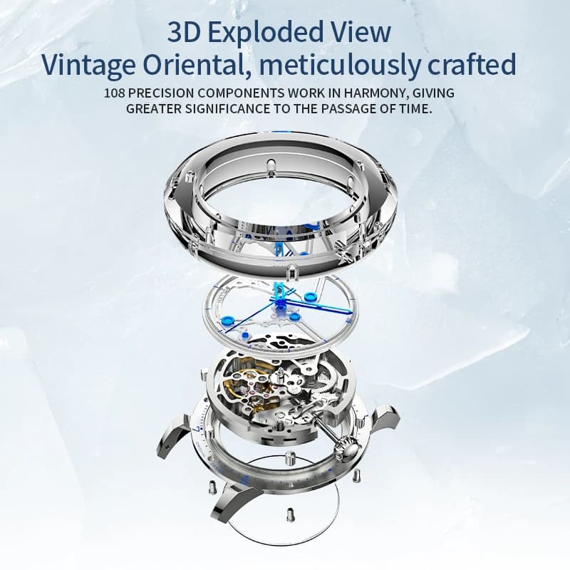 New Customized Mens Mechanical Watches for Man Analog Automatic Wristwatches with Silicone Strap Waterproof Glass Watch Reloj
