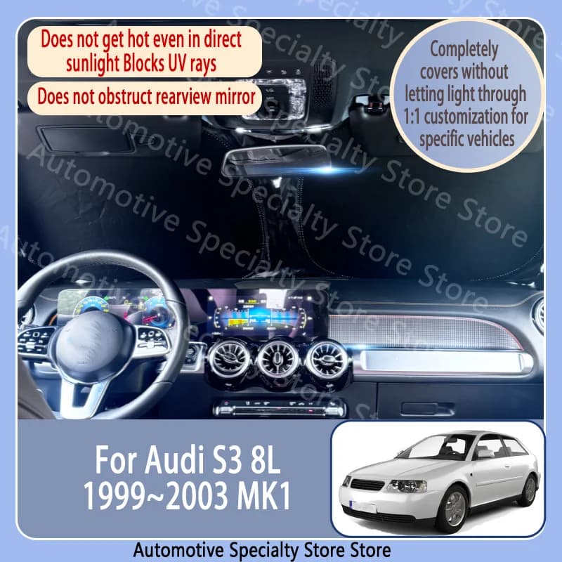 For Audi S3 8L 1999~2003 MK1 Car Front Windshield Sunshade Privacy curtain Car Visor Heat Sun Visor High quality Auto Accessori