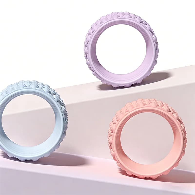 Ruota per Yoga in Schiuma EVA - Massaggiatore Durevole e Antiscivolo 32x16cm per Alleviare il Dolore alla Schiena