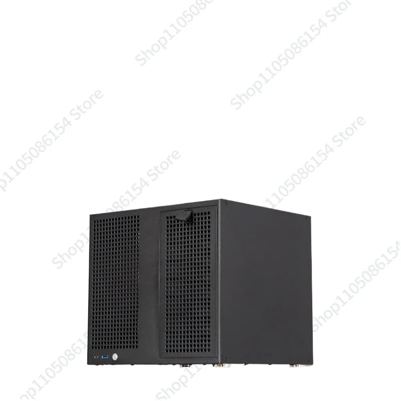 Chassis NAS a 8 dischi con alimentatore ATX, scheda madre MATX, PCIe full-height per archiviazione domestica