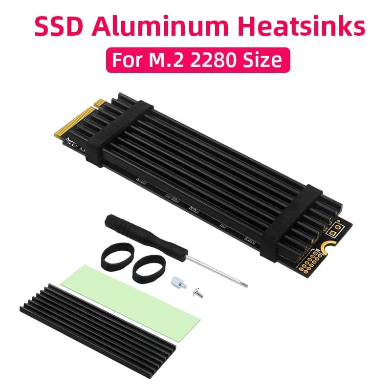 M.2 SSD Heat Silicone Cooling Device for NVME NGFF M2 2280 PCI-E SSD Raspberry Pi 5