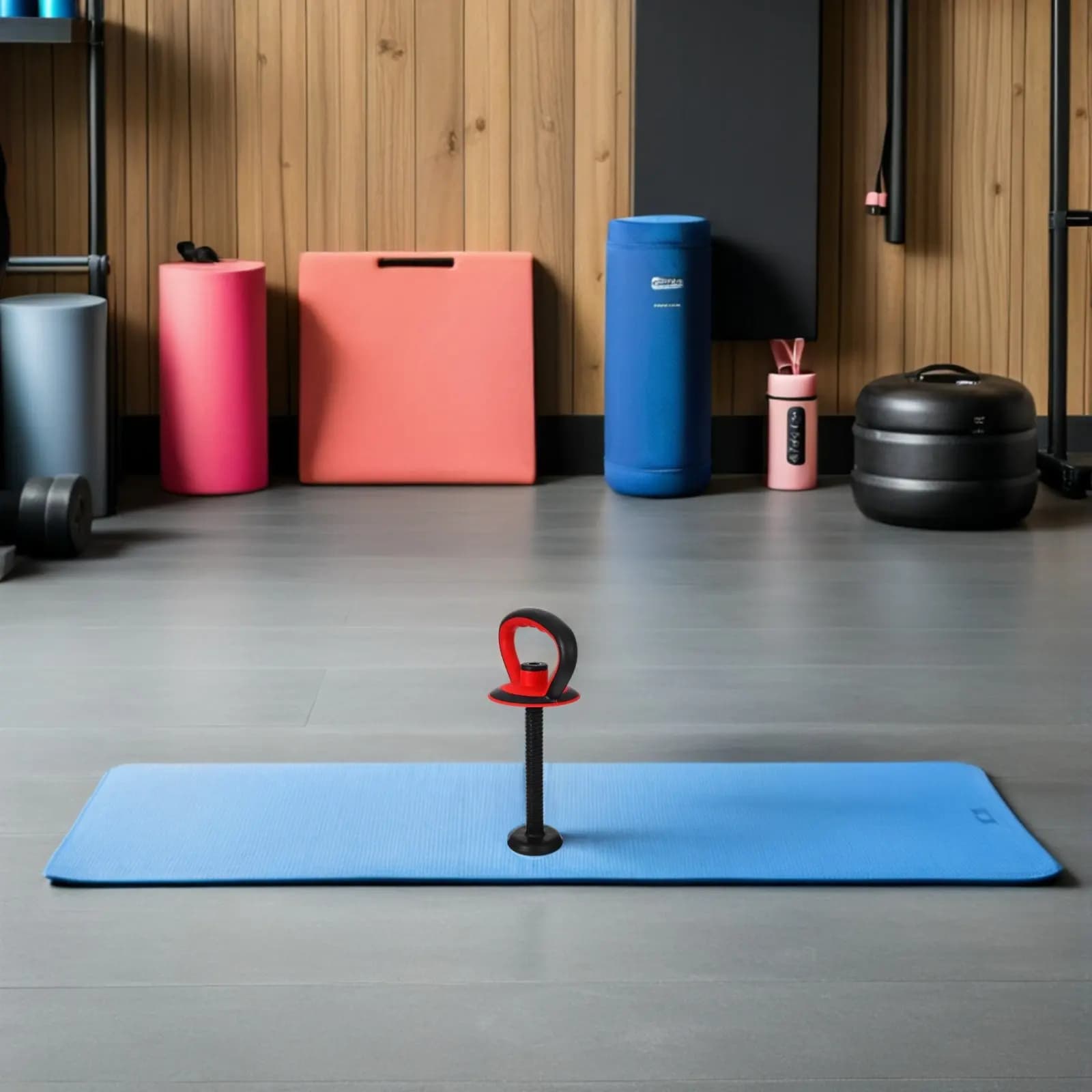 Set di maniglie regolabili per manubri e kettlebell con base resistente e set di dadi per allenamenti in palestra domestica, installazione efficiente e salvaspazio