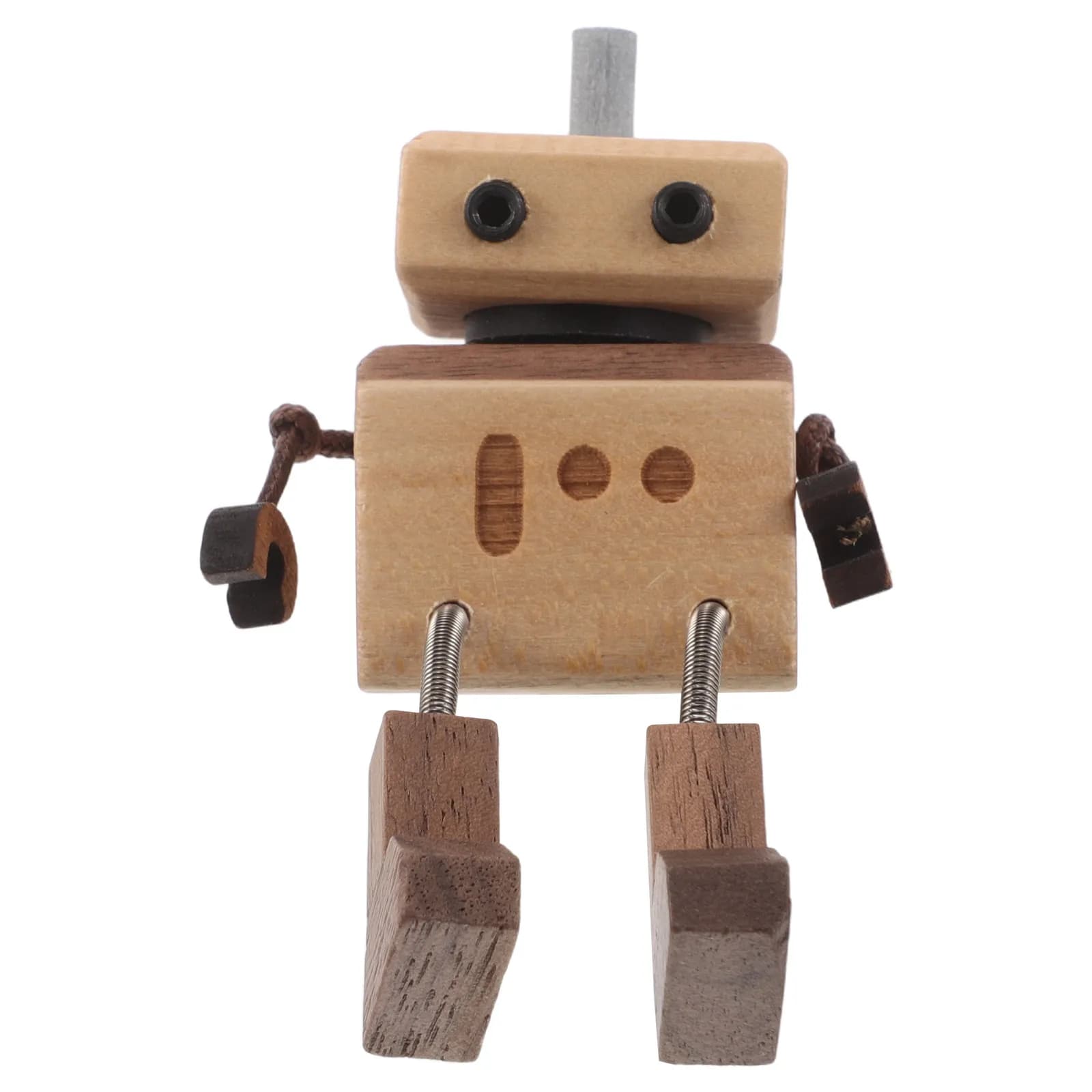 Wood Essential Oil Car Diffuser Robot Style Aromatherapy Vent Clip Air Freshener for Driving Relaxation Vehicle Interior